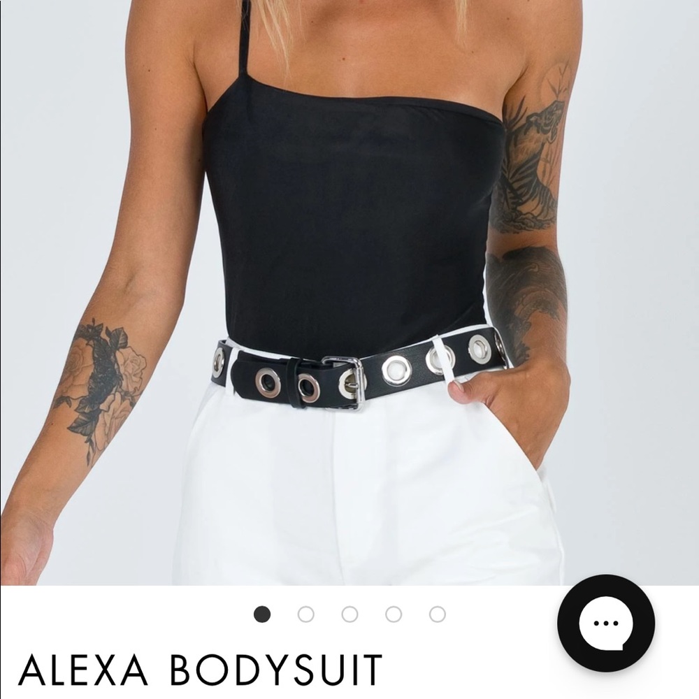 Black Alexa Bodysuit